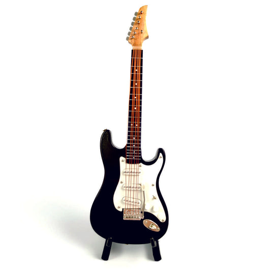 ALANO Mini Musical Ornament black Electric Guitar model with Stand guitar model (GE93B-17)