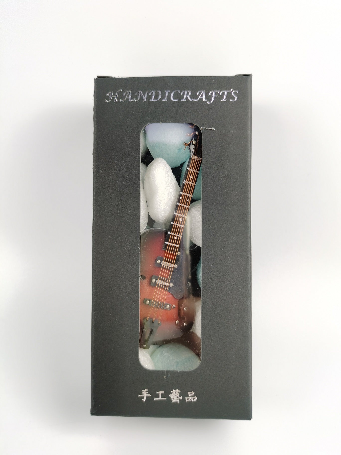 ALANO Electric Guitar Ornaments Musical Instrument Mini Guitar Model (GE45-10-S, 10cm)