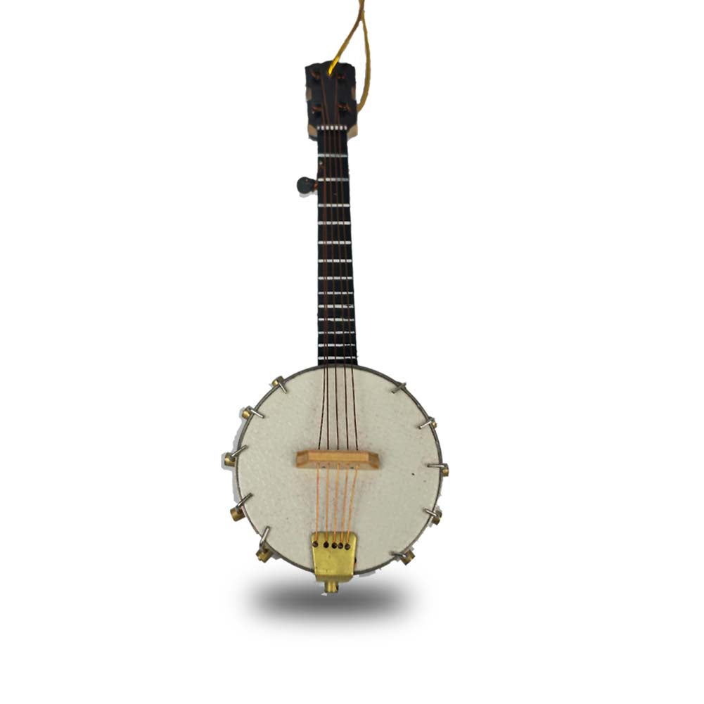 ALANO Mini Banjo Mini Musical Ornament Mini Musical Instrument Home Decoration (13cm)