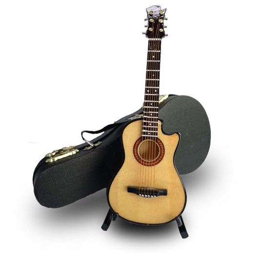 Classic Guitar Model Mini Musical Instrument Decorative Ornament with Gift Box (GR-10-S)