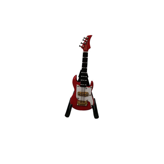 ALANO Miniature Electric Guitar model Miniature Musical Instrument Ornament Festival Decoration (GE7R-8)