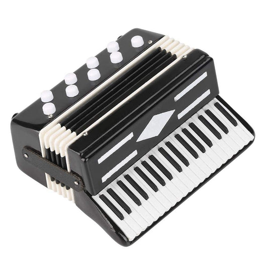 ALANO black mini accordion model Mini Musical Ornament Decor Model (KB-7)