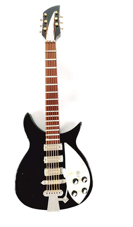 ALANO black Electric Guitar model Mini Musical Instrument Decor Model home decoration(E13-18)