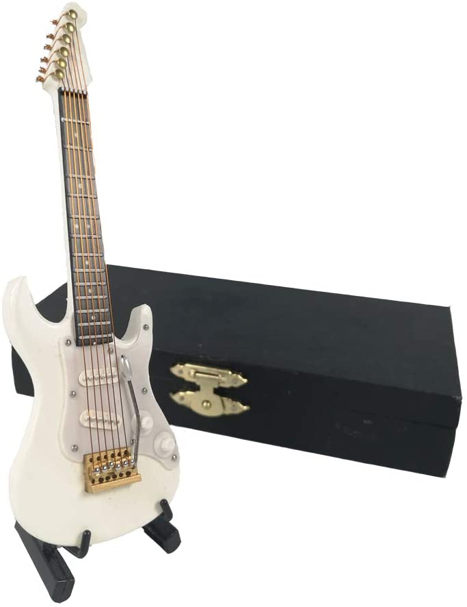 Electric Guitar Ornament Mini Guitar Model Featival Decoration with Gift Box (GE34W-14-S)