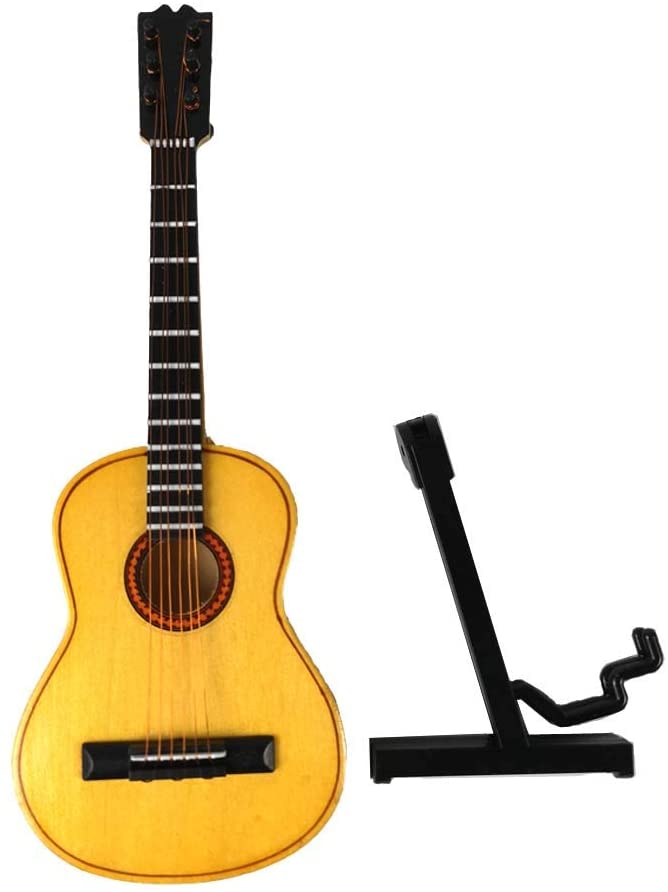 ALANO Mini Guitar Model Classic Guitar Model Mini Musical Instrument Home Decoration (E37-18-S)