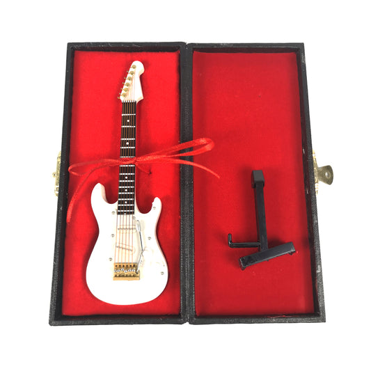 Electric Guitar Ornament Mini Guitar Model Featival Decoration with Gift Box (GE34W-14-S)