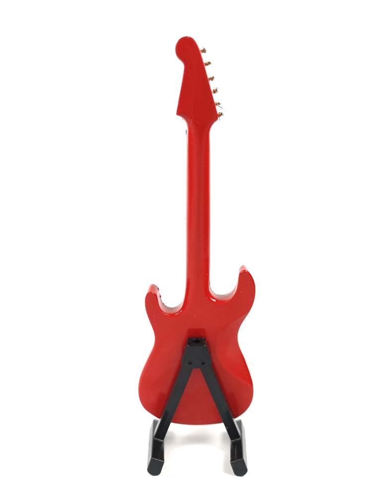 Red Electric Guitar model with Gift Box Mini Musical Instrument Decoration Gift (GE34-14-S)