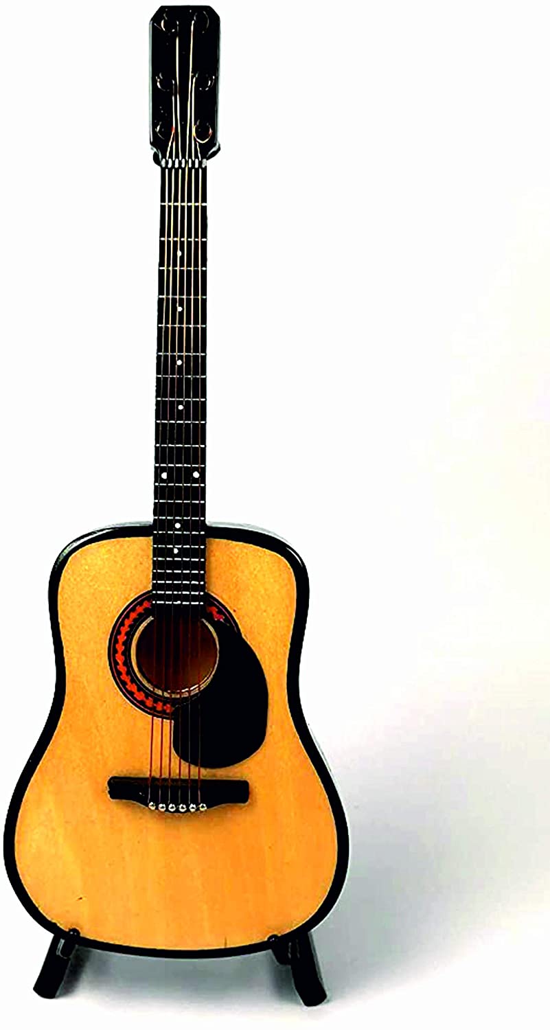 ALANO Mini Musical Ornaments Decorative Ornament Mini Electric Guitar Model Home Decoration (18cm)