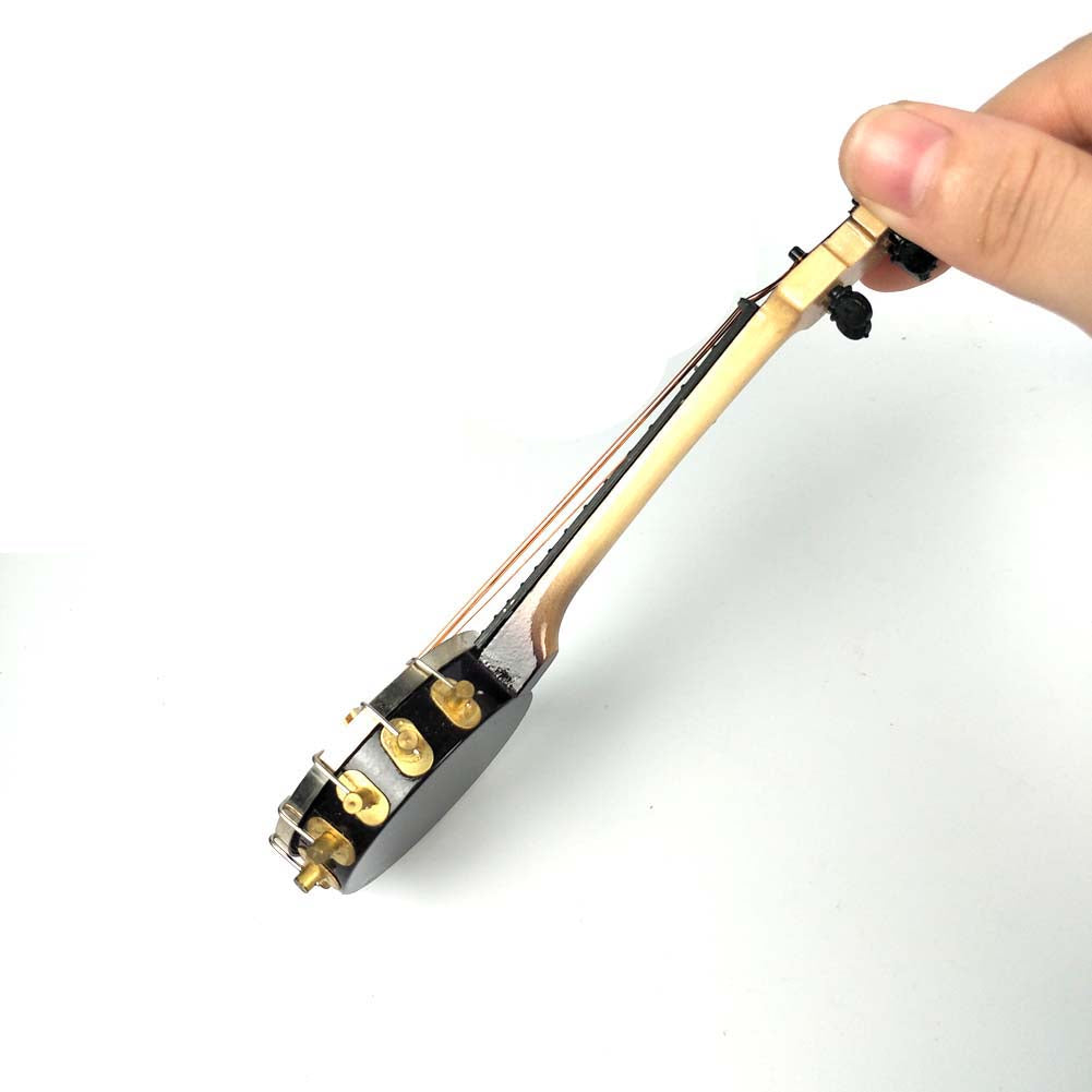 ALANO Mini Banjo Mini Musical Ornament Mini Musical Instrument Home Decoration (13cm)