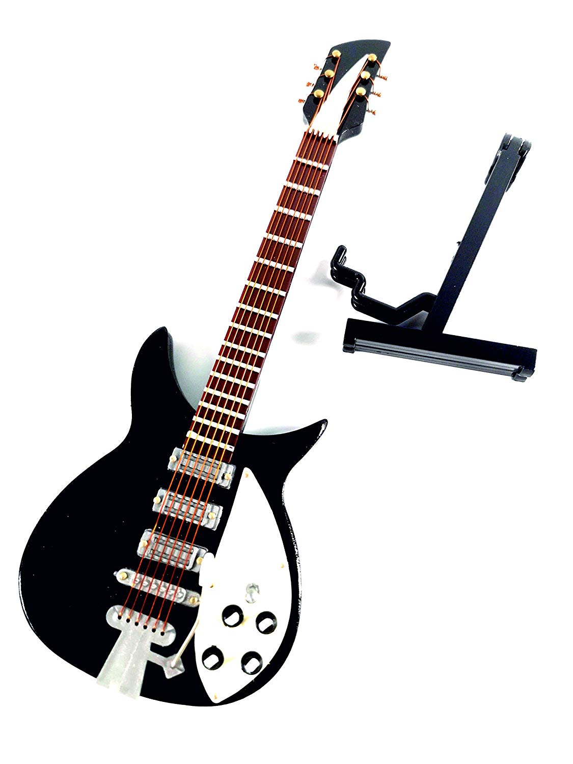 ALANO black Electric Guitar model Mini Musical Instrument Decor Model home decoration(E13-18)