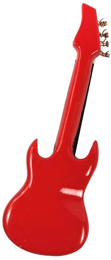 ALANO Miniature Electric Guitar model Decorative Ornament, Musical Instrument Replica, Festival Decoration (GE7R-6)