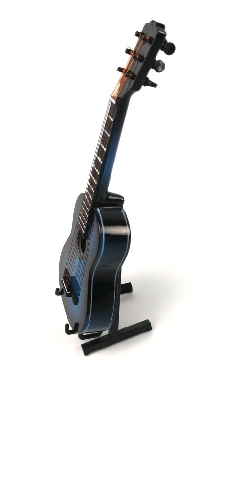 ALANO Miniature Ornaments Guitar Musical Instrument Miniature Electric Guitar Holiday Dollhouse Model Home Decoration (17cm)