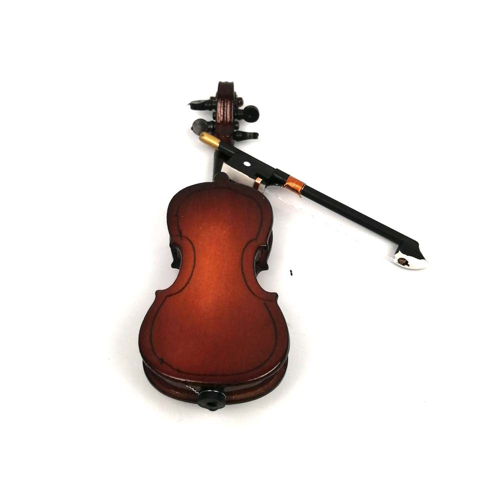 ALANO mini cello model with bow & stand Mini Musical Instrument Decor Model (C-8-S)