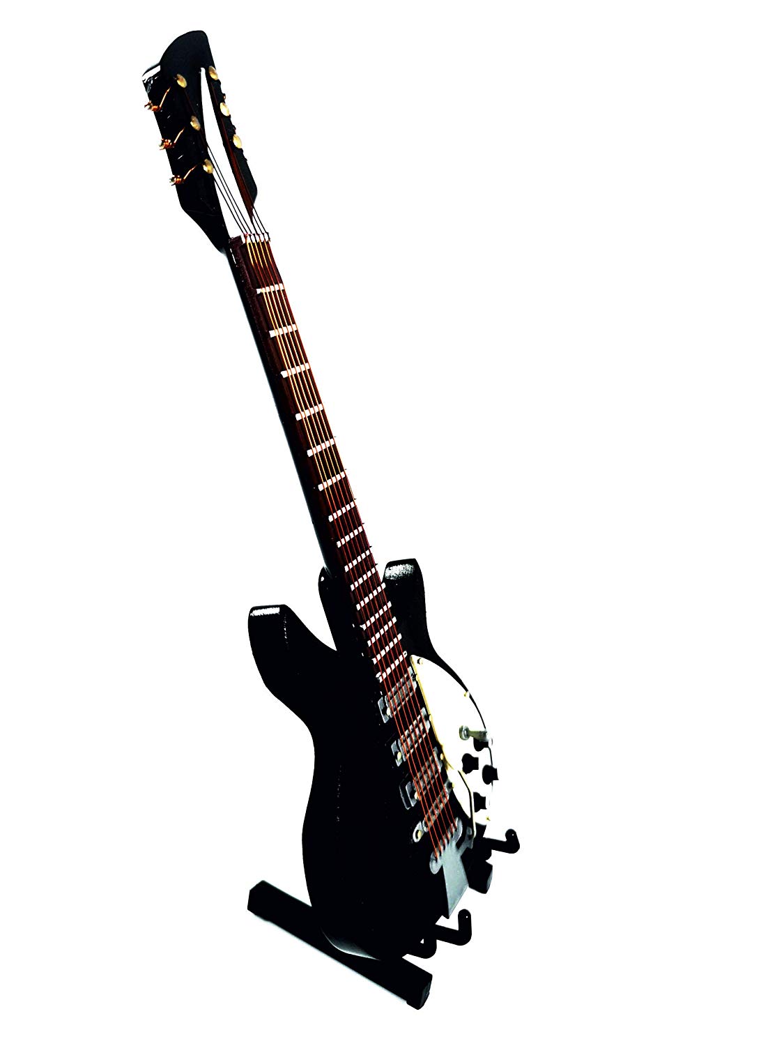 ALANO black Electric Guitar model Mini Musical Instrument Decor Model home decoration(E13-18)