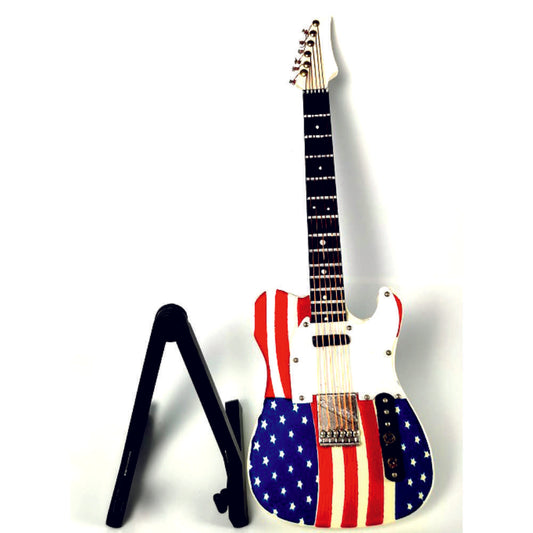 ALANO Mini Guitar Model Wooden Guitar Model Decorative Ornament home decoration (GE60-18)