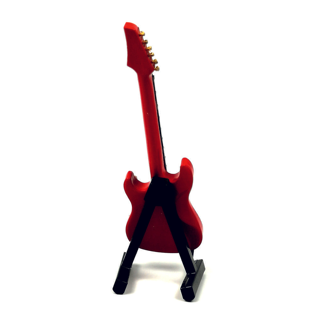 ALANO red guitar model Decorative Ornament Mini Musical Instrument (GE34R-10)