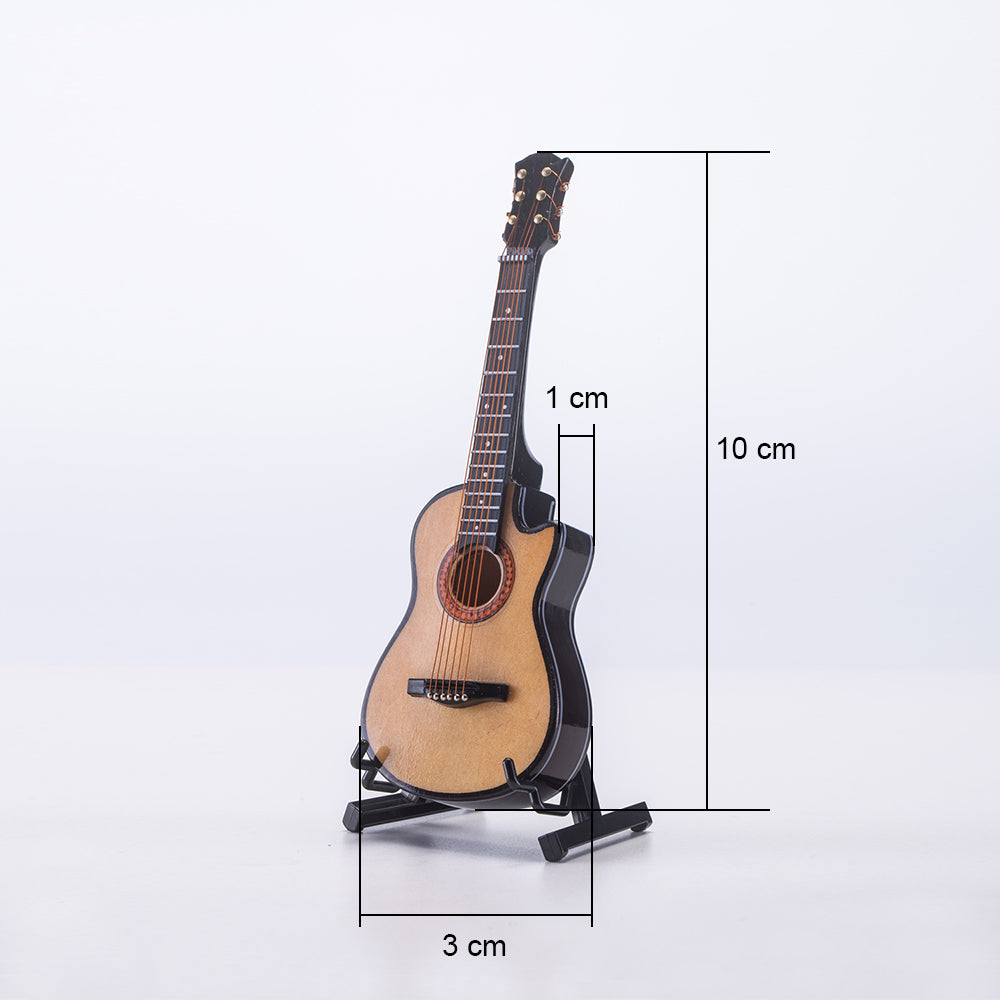 Classic Guitar Model Mini Musical Instrument Decorative Ornament with Gift Box (GR-10-S)