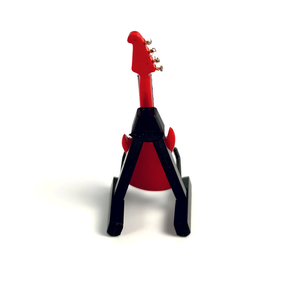 ALANO mini Electric Guitar model with Stand Mini Musical Instrument Decor Model (GE23R-7)