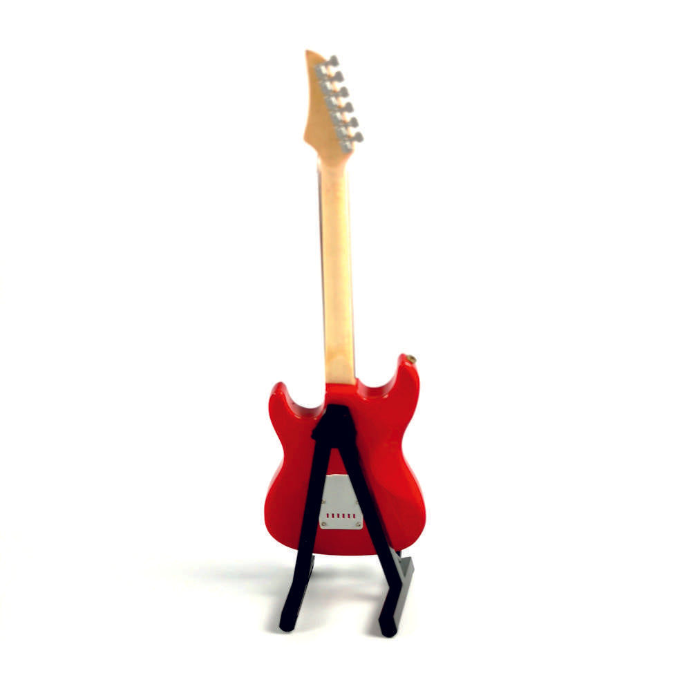 ALANO Mini Musical Ornament red Electric Guitar model with Stand guitar model (GE93R-17)