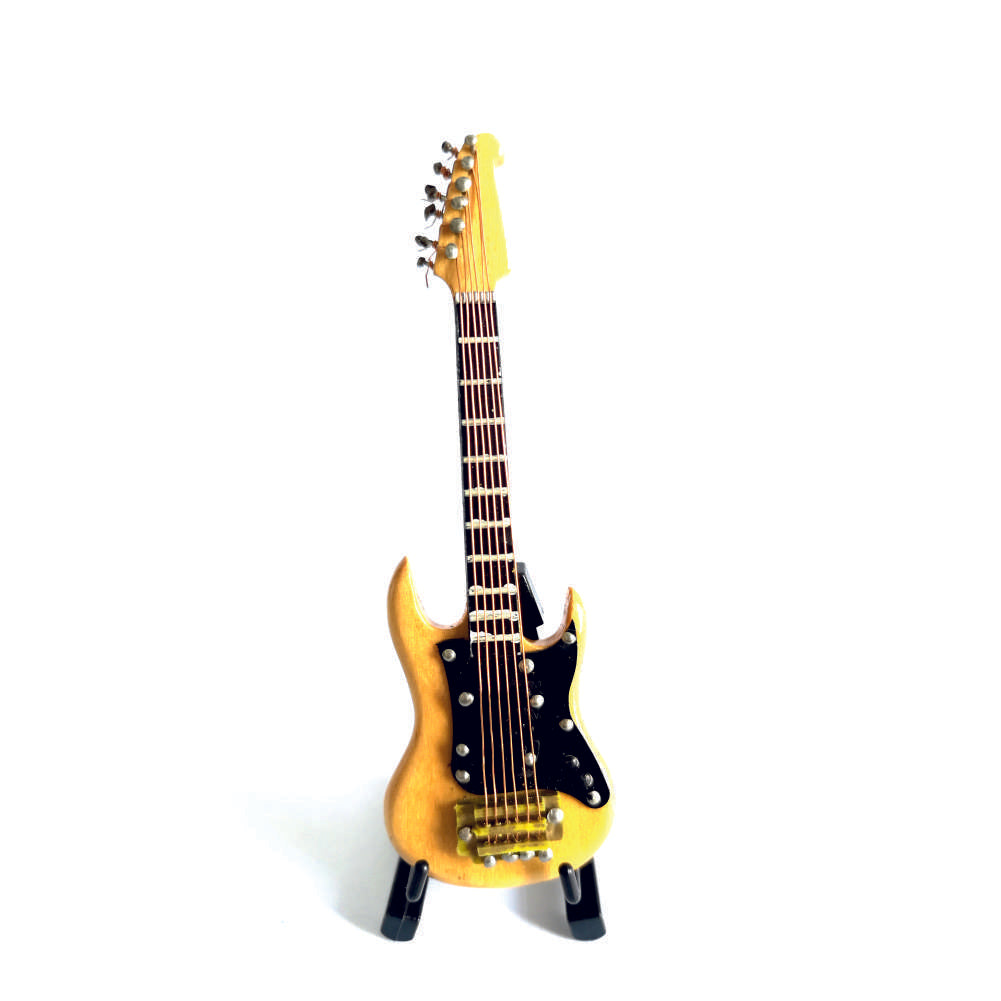 ALANO Mini Guitar Ornaments Miniature Musical Instrument Guitar Model Decoration Gift(GE23A-10)