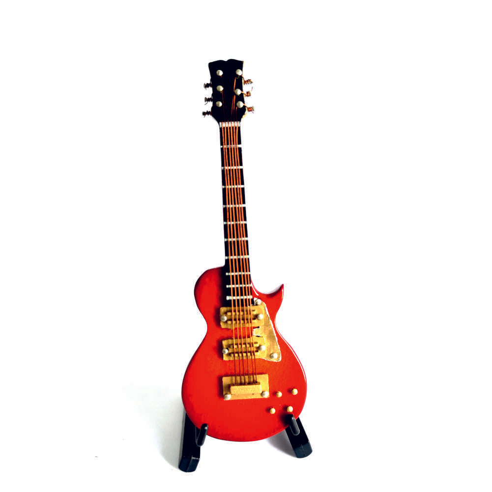 ALANO orange guitar model Decorative Ornament Decoration Gift (GE29-10-S)