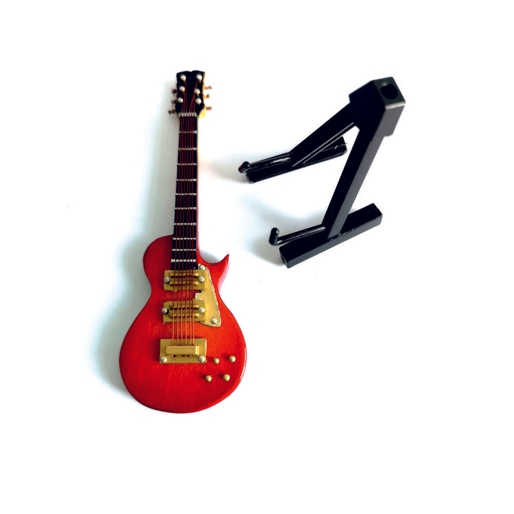 ALANO orange guitar model Decorative Ornament Decoration Gift (GE29-10-S)