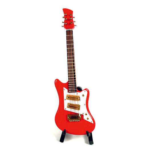 ALANO Electric Guitar model Mini Musical Ornament Musical Instrument Mini Musical Instrument Home Decoration (16CM)