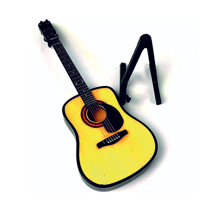 ALANO Mini Ornaments Guitar Model Musical Instrument Mini Electric Guitar (GN-16-S)