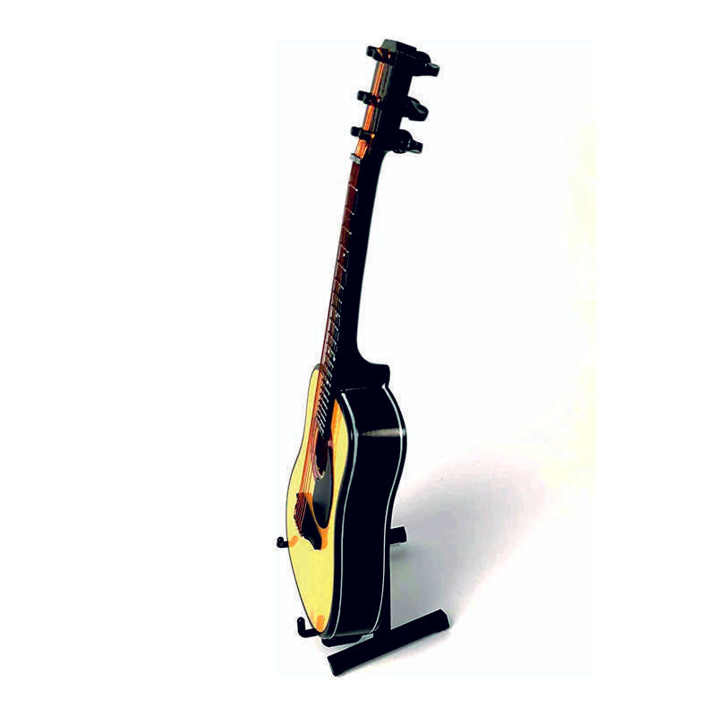 ALANO Mini Ornaments Guitar Model Musical Instrument Mini Electric Guitar (GN-16-S)