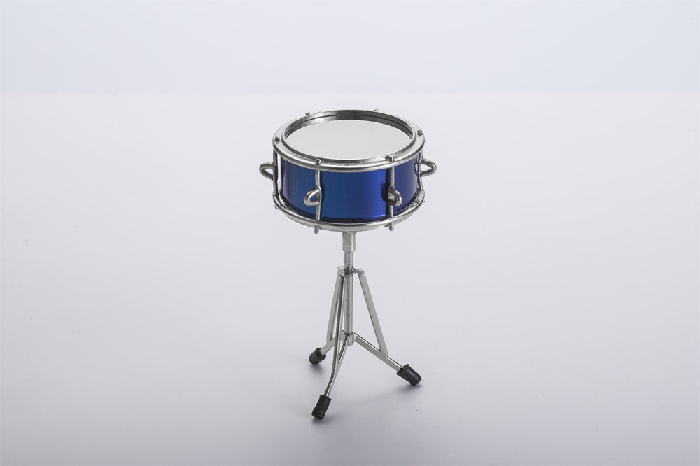 ALANO Mini Drum model Musical Instrument Ornament Decoration Gift (Blue, DRS01-N)