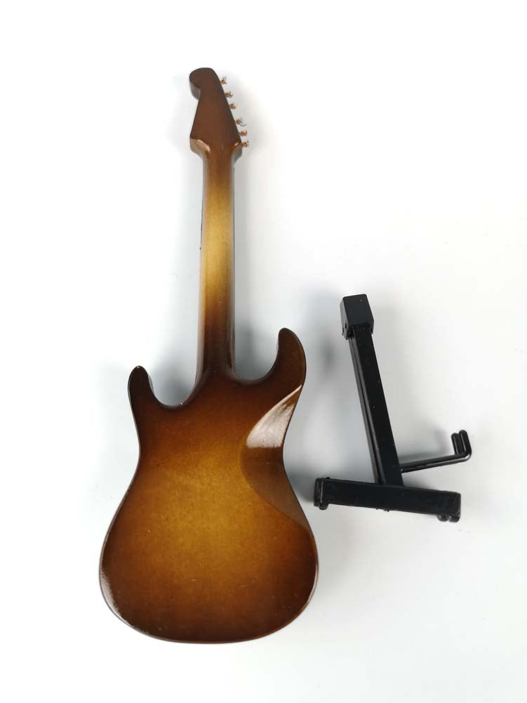 Alano coffee Electric Guitar model Mini Musical Instrument Decorative Ornament(GE34C-10-S)