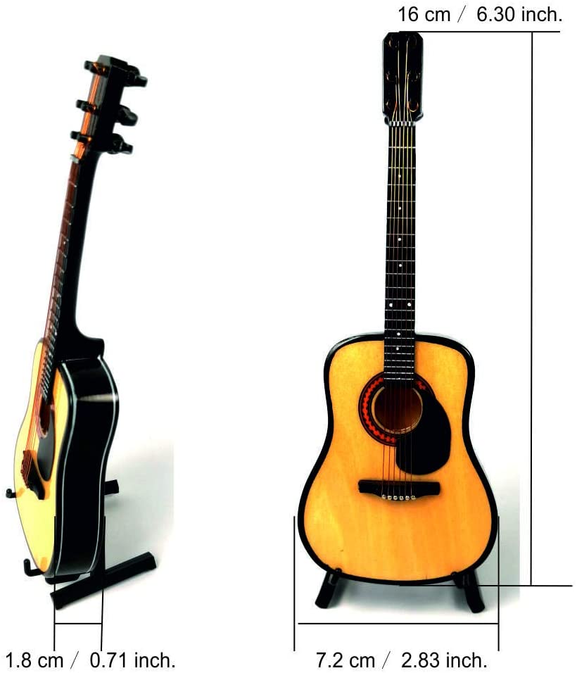 ALANO Mini Ornaments Guitar Model Musical Instrument Mini Electric Guitar (GN-16-S)