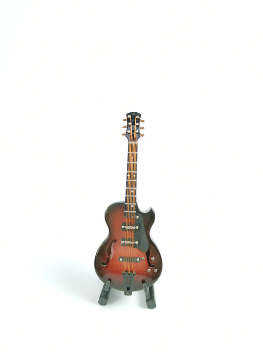 ALANO Electric Guitar Ornaments Musical Instrument Mini Guitar Model (GE45-10-S, 10cm)