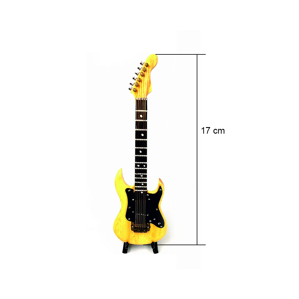 ALANO Miniature Electric Guitar model Musical Instrument Ornaments Mini Guitar Model Home Decoration (GE21/23A-17)